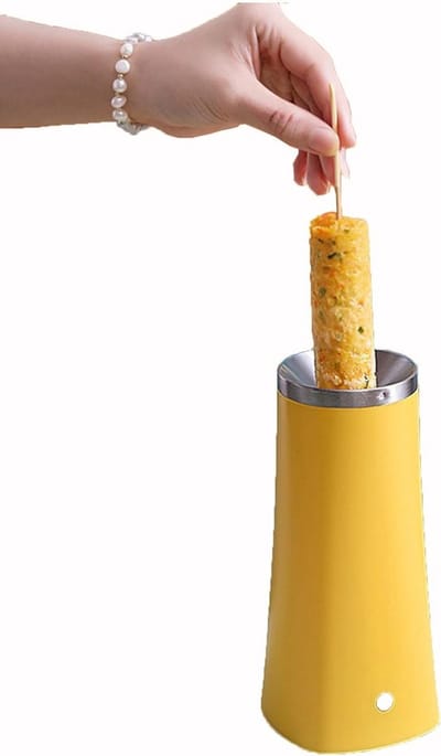 Elektrische Loempia Maker - Mini Quick Eierkoker Fornuis - Automatisch Ontbijt Omelet Maker voor Thuis - EU 220V Dooier Geel