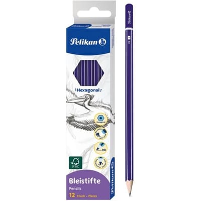 Pelikan - grafietpotlood - potlood HB - 12 stuks in vouwdoosje