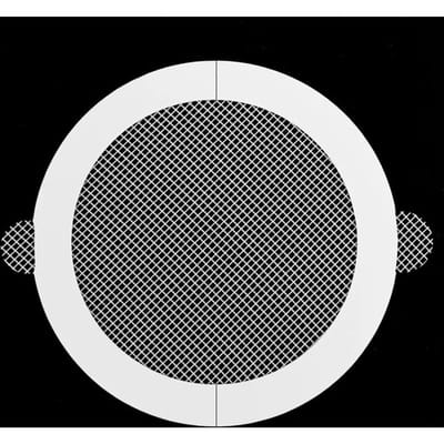 Doucheputje Haarvanger Zelfklevende Vloerafvoerstickers Wegwerp Mesh Gootsteenzeef Filter voor Badkameraccessoires 2roll