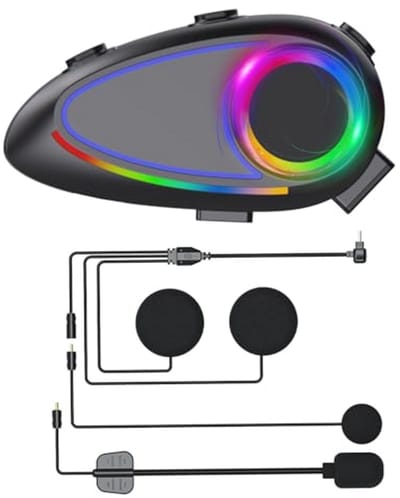 Waterdichte Bluetooth Headset met Lange Accuduur en Spraakassistent - Ideaal voor Outdoor Activiteiten en Motorrijden