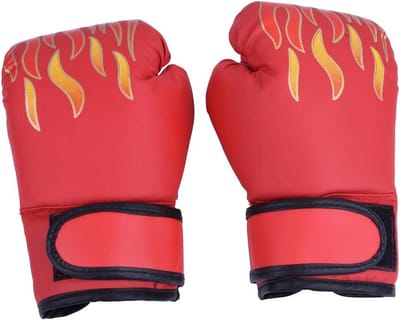 Kinder Bokshandschoenen PU voor Boksen, Kickboksen en Sparren | 7-13 Jaar | Rood
