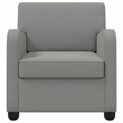 vidaXL - Fauteuil - Donkergrijs - fluweel
