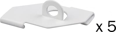 STAS systeemplafond haak wit (set van 5)