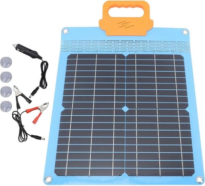 Flexibel Zonnepaneel - Lichtgewicht Oplader - Buiten Opladen - Hoog Rendement - 20W Vermogen - Blauw