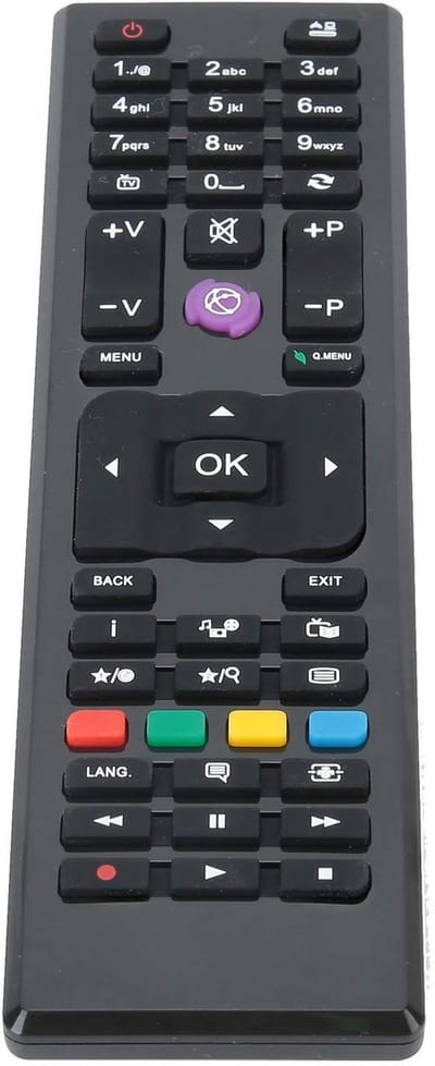 Dailygoody - TV-afstandsbediening - Universele afstandsbediening - Handig in gebruik - Geschikt voor LED-televisie - Vervangend model - Voor diverse F