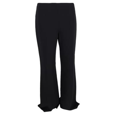 Michael Kors flared broek met hoge taille in zwart polyester