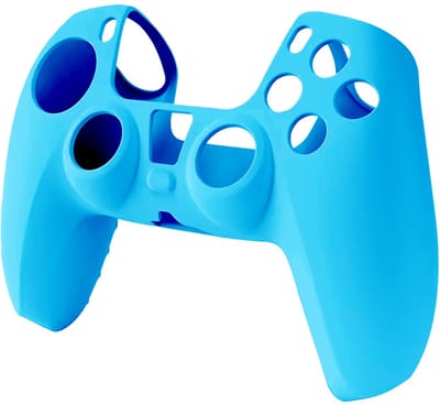 Xainy - Siliconen skin case licht blauw voor PS5 controller | Pro shooting games kit | Geschikt voor Sony Playstation 5 Dualsense | Game Console accessoires | Joystick faceplate cover hoesje