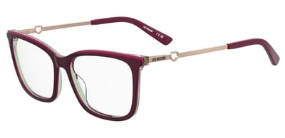 Moschino Love MOL665 Burgundy multicolor 56/15/140 WOMAN Brilmonturen