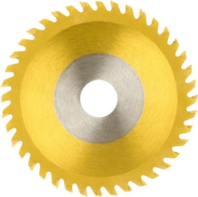 Hout Zaagblad - Cirkelzaagblad Doorslijpschijf - Hout Kunststof Zagen - TiN Gecoat Carbide Getipt - 254x30x60T - Zilver