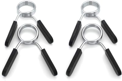 Halterstang veersluiting 30 mm - 4 stuks - Gewichtheffen accessoires