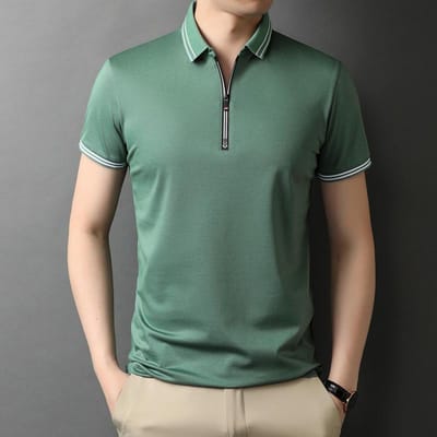 Zomer Nieuw T-shirt met Korte Mouwen Top Mannen Middelbare Leeftijd Trendy Halfmouwige Katoenen Herenkleding T-shirt XXXL