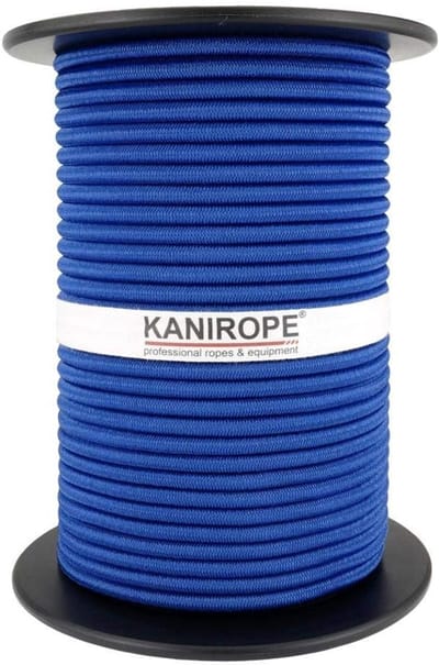 Rubberen Touw - Expander Touw - Afdekzeil Spannen - Monospan PE - 6mm 100m - Blauw