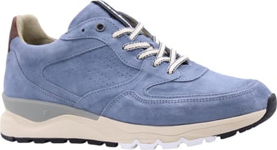 Floris van Bommel - DE TREENER 02.02 - Lage sneakersVrije tijdsschoenenHeren sneakers - Kleur: Blauw - Maat: 40.5