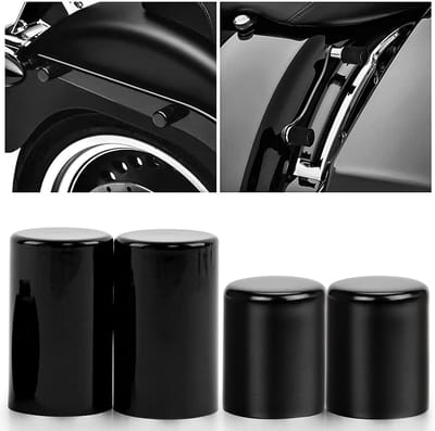 Dailygoods - Docking hardware - Motoraccessoires - Zwart - Puntafdekking - Geschikt voor Harley Touring modellen 2009-2019