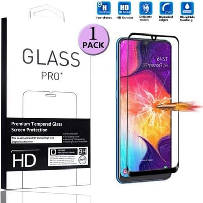Beschermfolie - Samsung - Galaxy A50 - Gehard glas - Volledige dekking - Schokbestendig