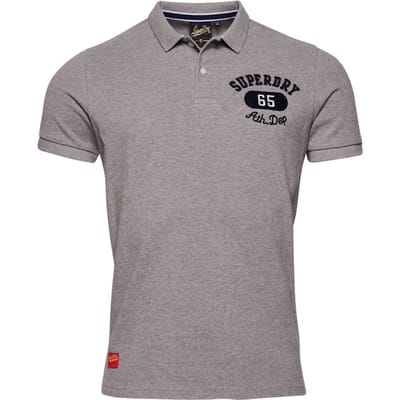 Superdry - Maat M - Vintage Superstate Polo Heren Poloshirt - Grijs