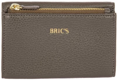 BRIC'S Leren portemonnee Gondola Fioraliso Wallet Swamp Taupe