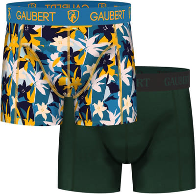 Gaubert Bamboe Boxershorts - 2 Stuks - XXL - Vogels - Trendy Felle Kleuren - Duurzaam