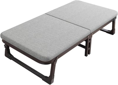 Opklapbed Volwassenen - Gastenbed Vouwbed - Ruimte Besparen - Geen Installatie Nodig - 185x60x38CM - Grijs