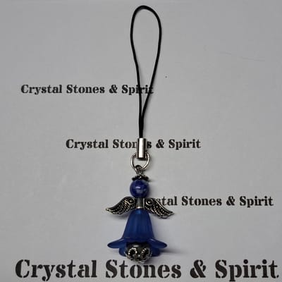 Geluksengel "Lapis Lazuli" Telefoonhanger