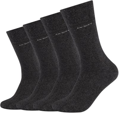 camano, Sokken Dames sokken Heren sokken Zakelijke sokken Multipack, herensokken damessokken 4-pack Multipack sokkenpakket, comfortabele boord zonder elastische druk Draagcomfort comfortabel, verstevigde hiel en teen, duurzaam, zacht.
