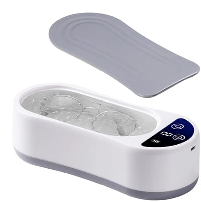 Ultrasone Reiniger - Sieradenwasser Brillenreiniger - Voorwerpen Reinigen - Stille Werking - 300 ml - Wit