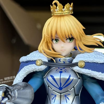 La Saber Artoria Pendragon Actiefiguur Fate Grand Order Verzamelaar Model Mantel Pantser Kroon Voor Fgo Fans Bureauornament brown