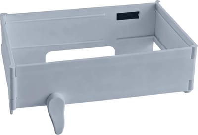 Magnetische Afvalzakhouder - Opvouwbaar Afvalrek - Afval Beheren - Geurdichte Sluiting - 31 x 10 x 1 cm - Wit