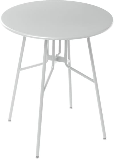 ANCONA - Tuintafel - Grijs - 90 cm - Aluminium