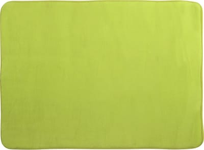 MSV Badkamerkleedje/badmat tapijt - voor op de vloer - appelgroen - 50 x 70 cm - Microfibre