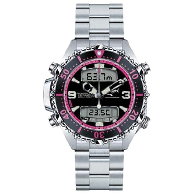 Chris Benz - CB-D200X-P-MB - Duikershorloge - Unisex - Quartz