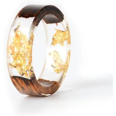 Houten Hars Ring Transparante Epoxy Hars Ring Mode Handgemaakt Gedroogde Bloem Trouwsieraden Liefdesring Voor Vrouwen Nieuw Ontwerp 10