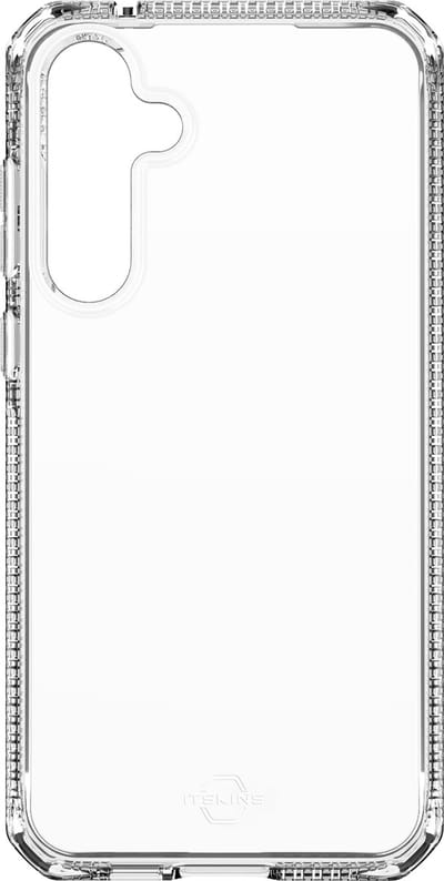 ITSkins Doorzichtig Hoesje geschikt voor Samsung Galaxy A55 Telefoonhoesje Hardcase | ITSkins Level 2 SpectrumClear-R Backcover Shockproof | Doorzichtig Telefoonhoesje Galaxy A55 | Schokbestendig Galaxy A55 Telefoonhoesje | Anti Shock Proof -