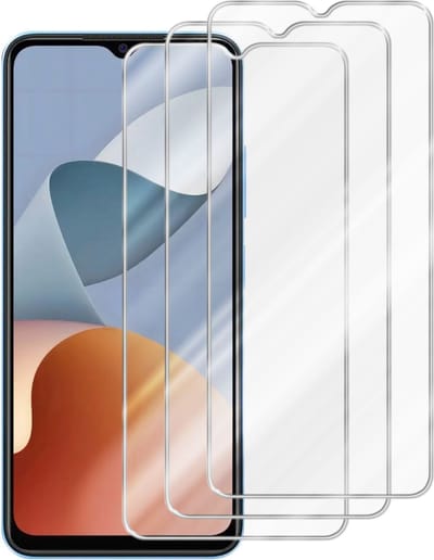 Cadorabo 3x Screenprotector geschikt voor ZTE Blade A54 - Beschermende Pantser Film in KRISTALHELDER - Getemperd (Tempered) Display beschermend glas in 9H hardheid met 3D Touch