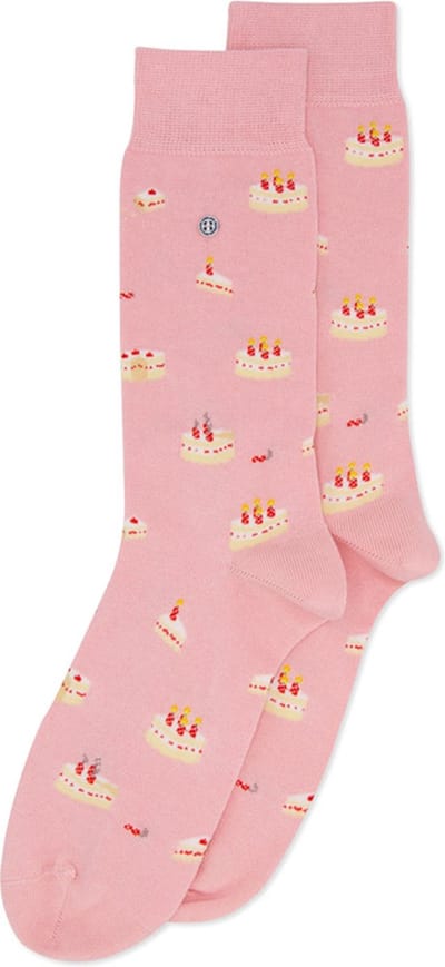 Alfredo Gonzales Cake Sokken AG-Sk-CAK-01 111 Pink XS(35-37)