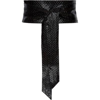 IRO Paris Nera Reptile Black Maat: 75 | Riemen Outlet | Dames | Zwart