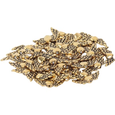 50 stuks Engelenvleugel Spacer Kralen met Hart Uniforme Maat Mooie Zinklegering Kralen voor Armbanden DIY