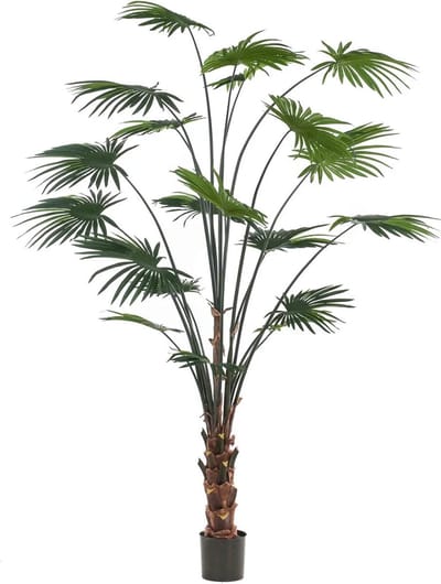 Emerald - Kunstplant Livistona Palm 240cm - Kunstplant voor binnen
