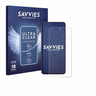 Savvies - Screenprotector voor realme P4 5G - Folie Beschermfolie transparant 18 Stuks