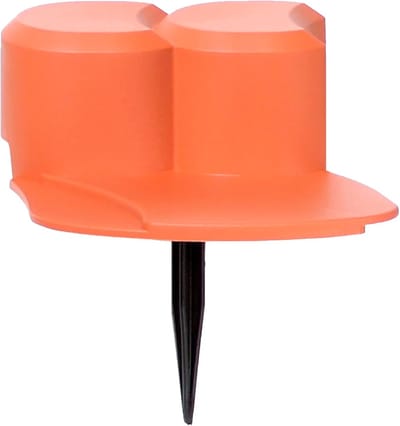 Tuinrand Palisade - Bloemenborder Rand - Tuinieren - Flexibele Kunststof - 310 x 7 cm - Terracotta