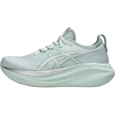 ASICS Baskets Gel Nimbus 27 Aqua Pura Femme Vert Blanc 1012B753-300 38 white