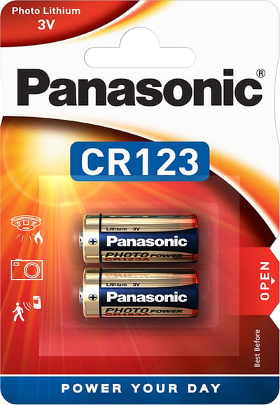 Panasonic Photo Power batterijen - CR123A - 3V - 2 stuks