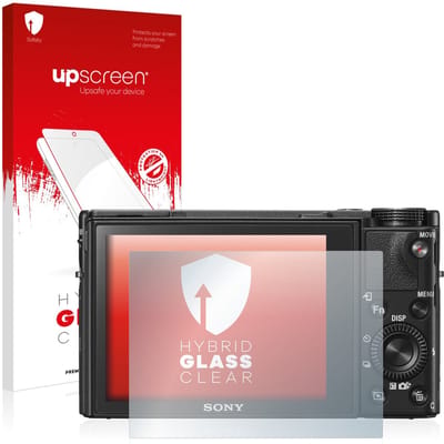 upscreen - Screenprotector voor Sony Cyber-Shot DSC-RX100 VI - Folie Beschermfolie Beschermglas transparant