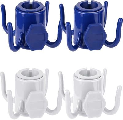 Solidchoice - Dailygoody - Strandparaplu Haakset - 4 Stuks Plastic Haken voor Handdoeken en Kleding - Ideale bevestiging - Duurzaam materiaal - Handige accessoires