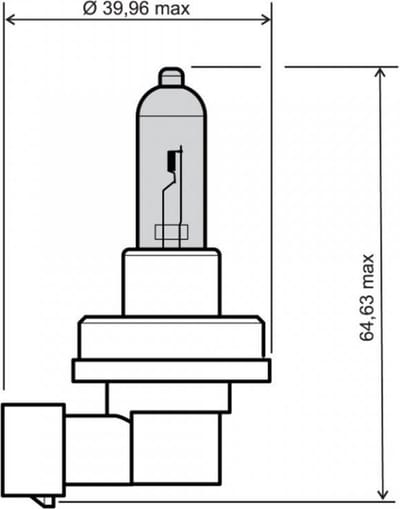 h8 lamp 12v 35w blauw rms voor motor scooter auto pgj19-1 à l'unité neuf