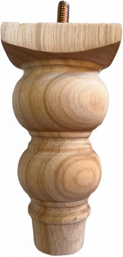 Sofa Benen - Meubelpoten Bankpoten - Meubels Renoveren - Set van 4 - 5 inch Hoog - Onvoltooid