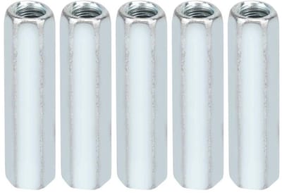 M6×40mm Hexagonale Moeren Set van 5 Stuks - Draadbevestigingen voor Thuis, Kantoor en Scheepsassemblage