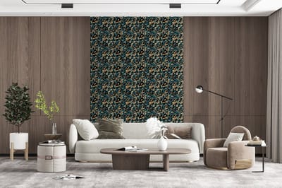 Behang - Fotobehang Panter - Luxe - Patronen - Breedte 200 cm x hoogte 300 cm