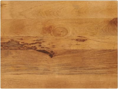 Tafelblad Massief Hout - Vervangend Blad - Eetkamer Keuken - Unieke Nerf - 80 x 60 cm - Mangohout