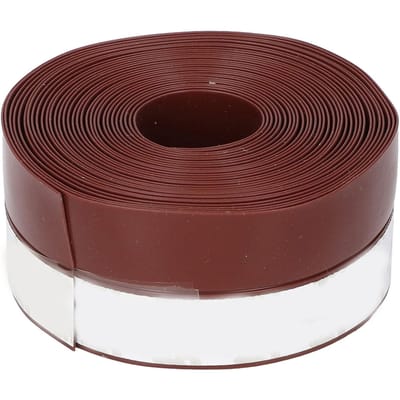 Deur Raam Afdichtingsstrip 16.4ft Lang 1.4in Breed Siliconen Zelfklevende Deurafdichtingstape Bruin black